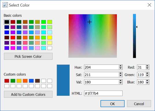 Какого цвета экран. Select Color. Цветовая палитра Basic Screen 12. Custom цвет. Цвета в Бейсике.